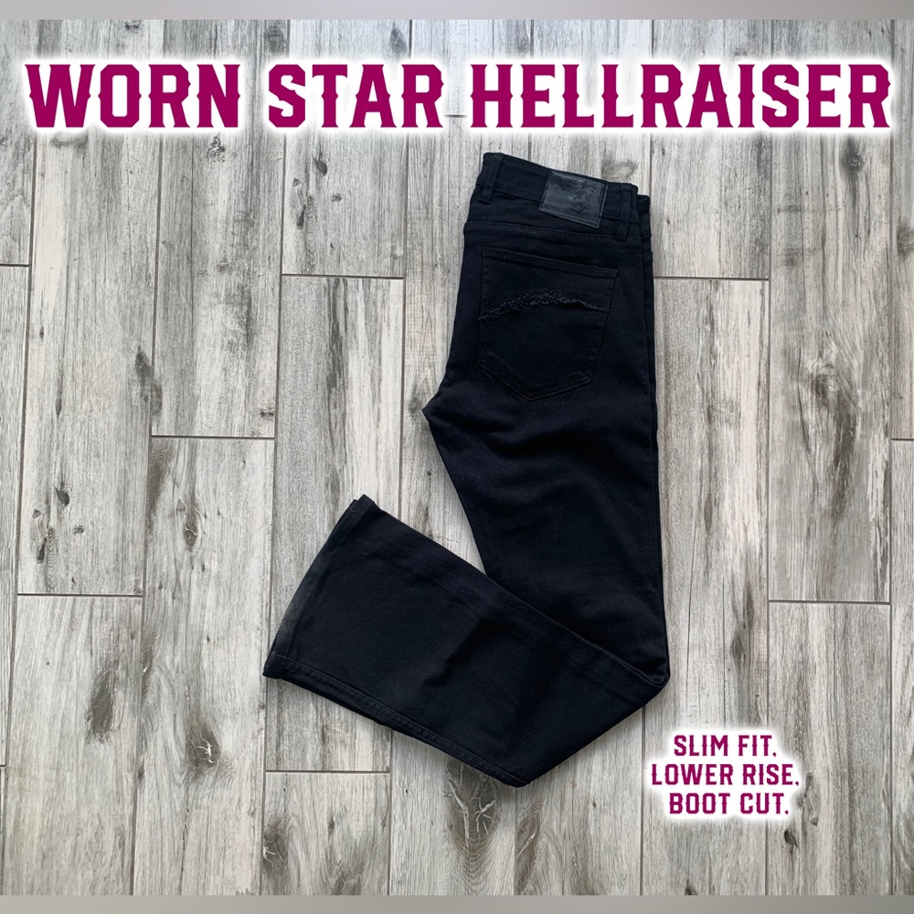 WORN STAR HELLRAISER Sz 34 waist